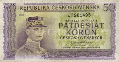 Csehszlovákia 1926. 20K + 1945. 20K + 50K + 100K T:III
Czechoslovakia 1926. 20 Korun + 1945. 20 Koru...