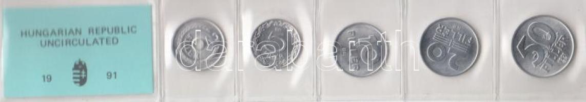 1991. 2f-50f 5klf db forgalmi sor fóliában T:1