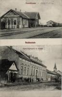 Hajdúnánás vasútállomás, takarékpénztár, kaszinó (EB)