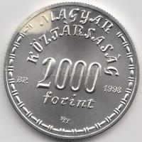 1998. 2000Ft Ag "Eötvös Lóránd" T:BU Csak 3000db!