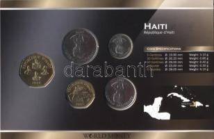 Haiti 1995-2003. 5c - 5G 5klf fémpénz "World Money" T:1
Haiti 1995-2003. 5 centimes - 5 Go...