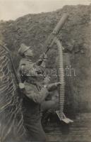 Soldiers in the trenches, photo