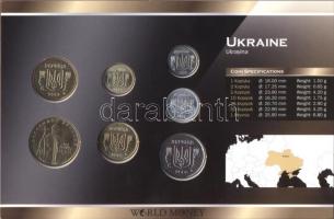 Ukrajna 1992-2008. 1k - 1H, 7klf fémpénz "World Money" T:1
Ukraine 1992-2008. 1 kopiyky - ...