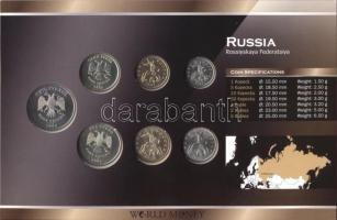 Oroszország 1998-2010. 1k - 5R, 7klf fémpénz "World Money" T:1
Russia 1998-2010. 1 kopek -...