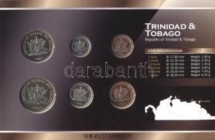 Trinidad és Tobago 1995-2007. 1c - 1$, 6klf fémpénz "World Money" T:1
Trinidad & Tobag...