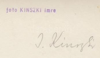 1935 Kinszki Imre (1901-1945): Zivatar után. Vintage fotó, hátoldalán pecséttel és aláírással jelzet...