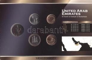 Egyesült Arab Emirátusok 2005-2007. 5f - 1D, 5klf fémpénz "World Money" T:1
United Arab Em...