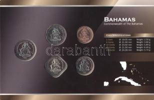 Bahamák 1992-2007. 1c - 25c, 5klf fémpénz "World Money" T:1
Bahamas 1992-2007. 1 cent - 25...