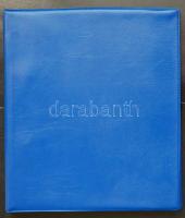 Használt fémpénz berakó album 10db többféle méretű érme tárolására alkalmas berakólappal