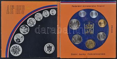 Csehszlovákia 1988. 5h-5K 7klf db, szettben T:1 Czechoslovakia 1988. 5 haleru - 5 Korun, 7 different in set C:UNC