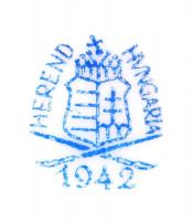 Kézzel festett jelzett Herendi fogpiszkálótartó, hibátlan / Hand painted Herendi porcelain toothpick...