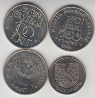 1984-1985. 20Ft + 50Ft (3x) klf Ni emlékpénz T:1