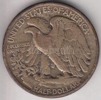 Amerikai Egyesült Államok 1944. 1/2$ Ag T:3 USA 1944. 1/2 Dollar Ag C:F
