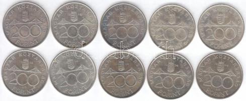 1994. 200Ft Ag "Deák" (10x) T:2