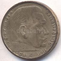 Német 3. Birodalom 1936A 5M Ag "Hindenburg" T:2-
German Third Reich 1936A 5 Marks Ag &quot...