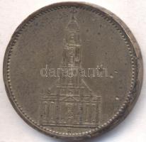 Német 3. Birodalom 1935A 5M Ag "Garnisonkirche" T:3
German Third Reich 1935A 5 Mark Ag &qu...