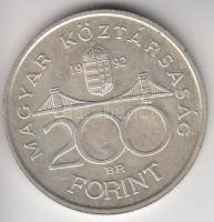 1992. 200Ft Ag "MNB" T:2