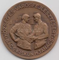 DN "Bács-Kiskun M. Tanács / Község és városejlesztésért" Br emlékérem T:2