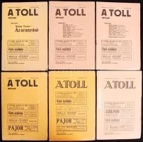 1914 A Toll. I. évf. 4-7., 9., 15., 17-20. szám (10db)