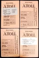 1914 A Toll. I. évf. 4-7., 9., 15., 17-20. szám (10db)