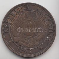 Argentína 1894. 2C Br "Liberty" T:1-,2
Argentina 1894. 2 Centavos Br "Liberty" C...