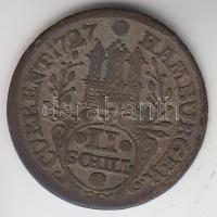 Német Államok / Hamburg 1727 IHL 2Sch Ag "Kastély" T:3
German States / Hamburg 1727 IHL 2 ...
