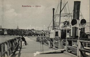 Keszthely kikötő, hajó (Rb)