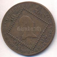 Ausztria 1807A 30Kr T:3
Austria 1807A 30 Kreutzer C:F