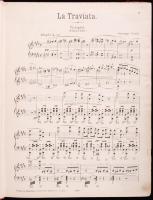 Verdi, J. [Giuseppe]: La Traviata. Oper in drei Akten. Klavierauszug zu zwei Händen. Leipzig, é.n., ...