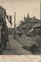 Salgótarján Fő út, ökrösszekér (EB)