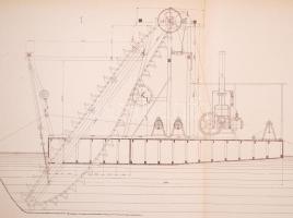 cca 1895 A Könyves Tóth és Zaccaria kotróhajógyár képes általános árjegyzéke. 8 oldalas ismertető fü...