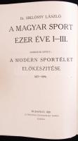 Siklóssy László: A magyar sport ezer éve III. kötet. Bp., 1929. Országos Testnevelési Tanács. Később...