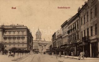 Arad Liberty square, pharmacy, shops