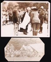 cca 1930 2db cserkészfotó, az egyik a Daily Mirror felvétele / Scout photos, one from Daily Mirror