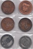 9db-os magyar MÉE és egyéb emlékérem berakóban T:vegyes