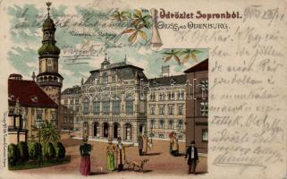 Sopron, Városház litho