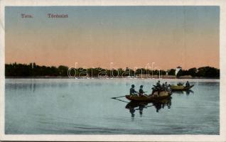 Tata tó, csónakok (fl)