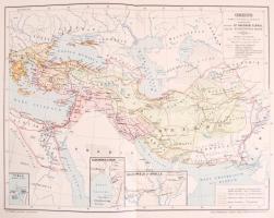 1898 Kogutowicz Földrajzi Intézete: Középiskolai történelmi atlasz I. füzet. Védőborítóban