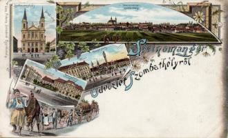 Szombathely, Steinamanger litho (Rb)