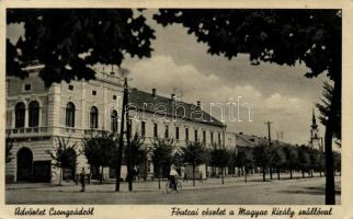 Csongrád Fő utca, Magyar Király szálló (fa)