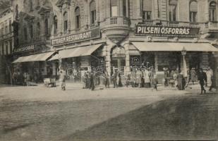 Budapest VII. Keszey Vince étterme, Rákóczi út 44.