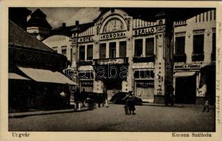 Ungvár Korona szálloda / hotel (fa)