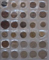 Vegyes világpénz gyűjtemény gyűrűs műbőralbumban, ~250db fémpénz érdekes darabokkal :Tvegyes
Mixed w...