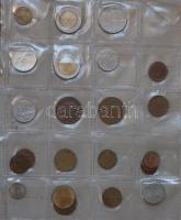 Vegyes világpénz gyűjtemény gyűrűs műbőralbumban, ~250db fémpénz érdekes darabokkal :Tvegyes
Mixed w...