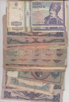43db-ból álló magyar és külföldi bankjegy tétel T:vegyes