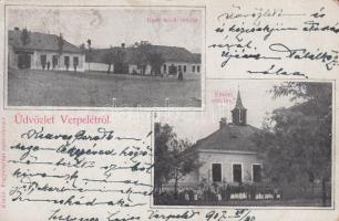 Verpelét Fő tér, katolikus iskola (EB)