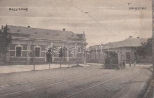 Budapest XXII. Nagytétény, községháza, villamos