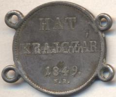 1849NB 6Kr Ag T:3(fülek)