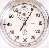 Made in USSR Stopperóra apró kopásokkal, dobozban