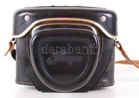 Exa 500 fényképezőgép, eredeti tokjában, javításra szorul